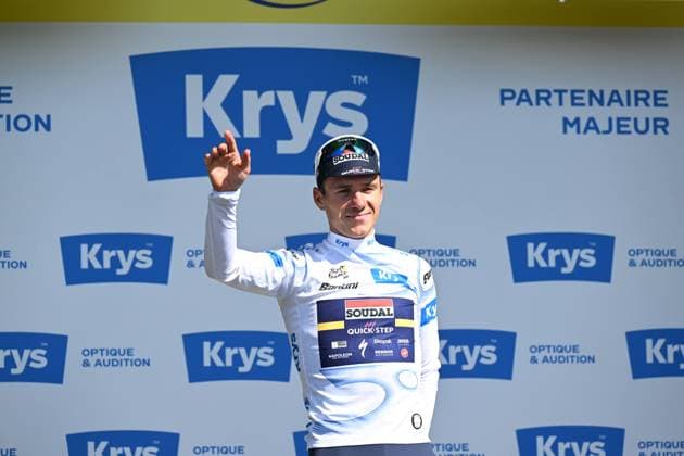 12-07-2025 Tour De France; Tappa 08 Saint Meen Le Grand - Laval; 2025, Soudal - Quick Step; Evenepoel, Remco; Laval; 