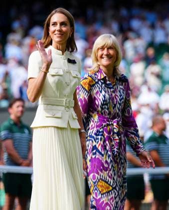 Catherine Princess of Wales and Debbie Jevans Wimbledon Tennis Championships, Day 13, The All England Lawn Tennis and Croquet Club, London, UK - 12 Jul 2025London The All England Lawn Tennis and United Kingdom  Copyright: xJavierxGarcia Shutterstockx 15392293ih