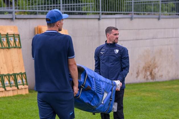 13.07.2025, Fussball, Saison 2025 2026, 2. Bundesliga, Vorbereitung, Sommertrainingslager des VfL Bochum in Scheffau am Wilden Kaiser, Tag 2, Teammanager Simon Zoller (VfL Bochum 1848) xRHR-FOTO YYx