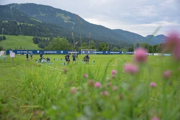 13.07.2025, Fussball, Saison 2025 2026, 2. Bundesliga, Vorbereitung, Sommertrainingslager des VfL Bochum in Scheffau am Wilden Kaiser, Tag 2, Übersicht Trainingsplatz, xRHR-FOTO YYx