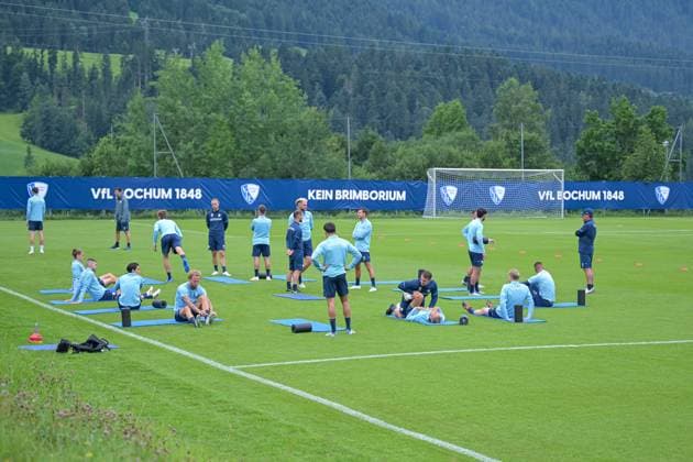 13.07.2025, Fussball, Saison 2025 2026, 2. Bundesliga, Vorbereitung, Sommertrainingslager des VfL Bochum in Scheffau am Wilden Kaiser, Tag 2, Übersicht Trainingseinheit, xRHR-FOTO YYx