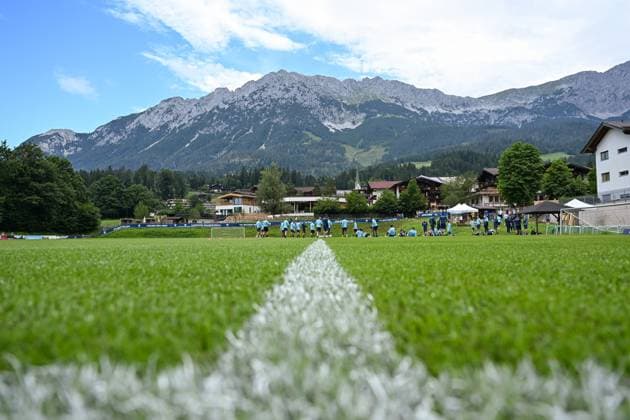 13.07.2025, Fussball, Saison 2025 2026, 2. Bundesliga, Vorbereitung, Sommertrainingslager des VfL Bochum in Scheffau am Wilden Kaiser, Tag 2, Übersicht Trainingsplatz, xRHR-FOTO YYx