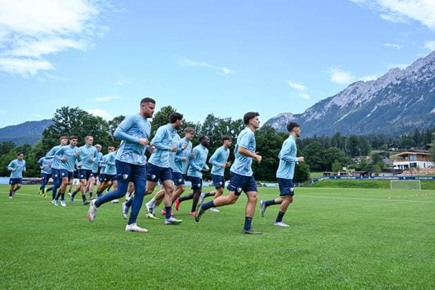 13.07.2025, Fussball, Saison 2025 2026, 2. Bundesliga, Vorbereitung, Sommertrainingslager des VfL Bochum in Scheffau am Wilden Kaiser, Tag 2, Übersicht Trainingsplatz, xRHR-FOTO YYx