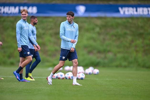 13.07.2025, Fussball, Saison 2025 2026, 2. Bundesliga, Vorbereitung, Sommertrainingslager des VfL Bochum in Scheffau am Wilden Kaiser, Tag 2, Moritz Broschinski (VfL Bochum 1848) xRHR-FOTO YYx