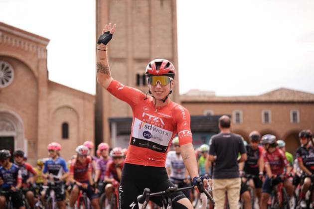 Lorena Wiebes during the 8th stage of the Giro d™Italia Women, from ForlÃ¬ to Imola (Autodromo Enzo e Dino Ferrari), Italy Sunday, July 13, 2025. - cycling .  Copyright: xMarcoxAlpozzi LaPressex