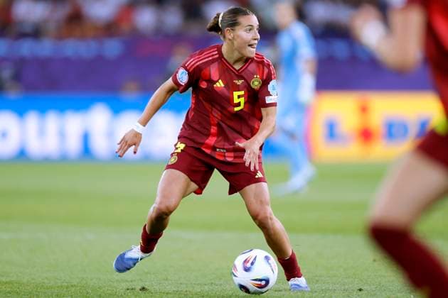 WAMSER Carlotta Team Deutschland UEFA Frauen Fussball EURO 2025 in der Schweiz Vorrundenspiel Schweden - Deutschland 4 : 1 am 12.07. 2025 in Zuerich Copyright: xLacixPerenyix