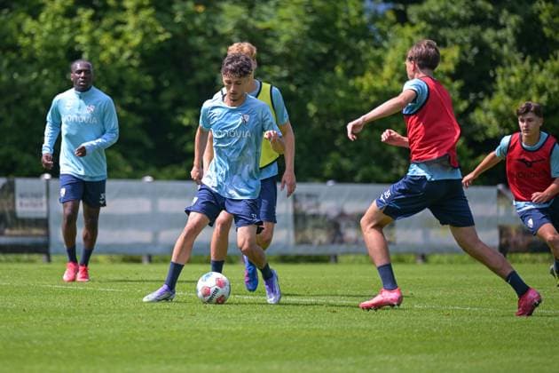 13.07.2025, Fussball, Saison 2025 2026, 2. Bundesliga, Vorbereitung, Sommertrainingslager des VfL Bochum in Scheffau am Wilden Kaiser, Tag 2, Alessandro Crimaldi (VfL Bochum 1848) xRHR-FOTO YYx