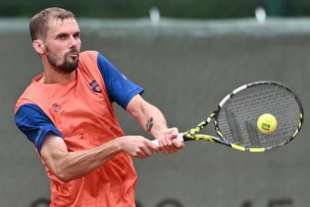 Oscar Otte GER 13.07.2025 Tennis 1. Bundesliga Herren, TC Bredeney vs TK BW Aachen, Tennis Club Bredeney, Essen,