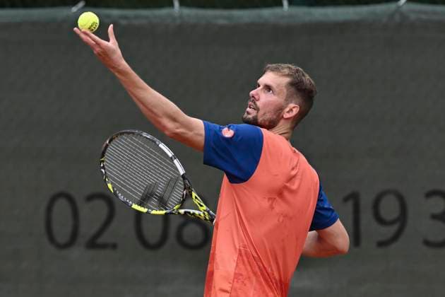 Oscar Otte GER 13.07.2025 Tennis 1. Bundesliga Herren, TC Bredeney vs TK BW Aachen, Tennis Club Bredeney, Essen,
