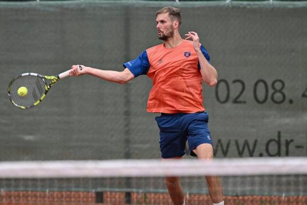 Oscar Otte GER 13.07.2025 Tennis 1. Bundesliga Herren, TC Bredeney vs TK BW Aachen, Tennis Club Bredeney, Essen,