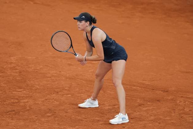 GER, Hamburg, xFSx, ATP250 Frauen-Tennistunier Qualifikationsrunde , MSC Hamburg Ladies Open 2025, 13.07.2025 Carlota Martinez Cirez (ESP), Anna Petkovic (GER) v.l., Carlota Martinez Cirez (ESP) Copyright: HMBxMedia FernandoxSoares