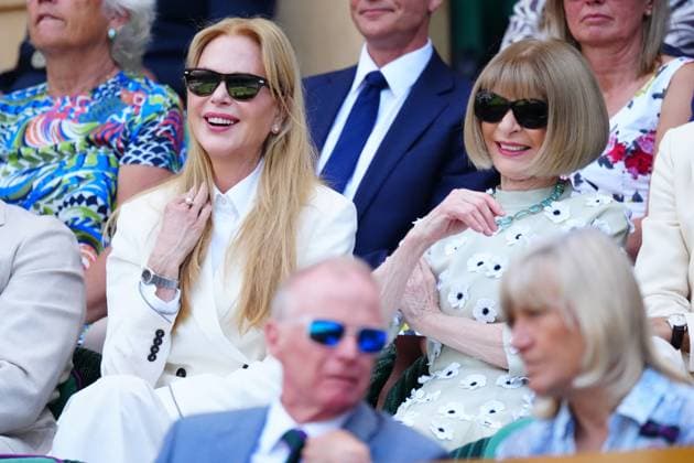 Sport Bilder des Tages Nicole Kidman and Anna Wintour in the Royal Box on Centre Court Wimbledon Tennis Championships, Day 14, The All England Lawn Tennis and Croquet Club, London, UK - 13 Jul 2025London The All England Lawn Tennis and United Kingdom  Copyright: xJavierxGarcia Shutterstockx 15392297p