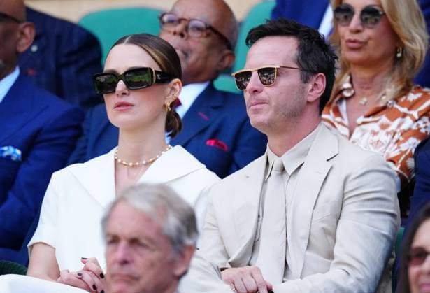 Keira Knightley and Andrew Scott in the Royal Box on Centre Court Wimbledon Tennis Championships, Day 14, The All England Lawn Tennis and Croquet Club, London, UK - 13 Jul 2025London The All England Lawn Tennis and United Kingdom  Copyright: xJavierxGarcia Shutterstockx 15392297q