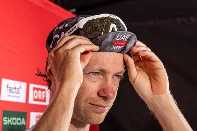 13.07.2025, Feldkirch, AUT, Tour of Austria 2025, Etappe 5 von Feldkirch nach Feldkirch (147,8 km), im Bild Felix Grossschartner (AUT, UAE TEAM EMIRATES XRG) Felix Grossschartner (AUT, UAE TEAM EMIRATES XRG) during the stage 5 from Feldkirch to Feldkirch (147,8 km) of the Tour of Austria. Feldkirch, Austria on 2025 07 13. Expa Feldkirch
