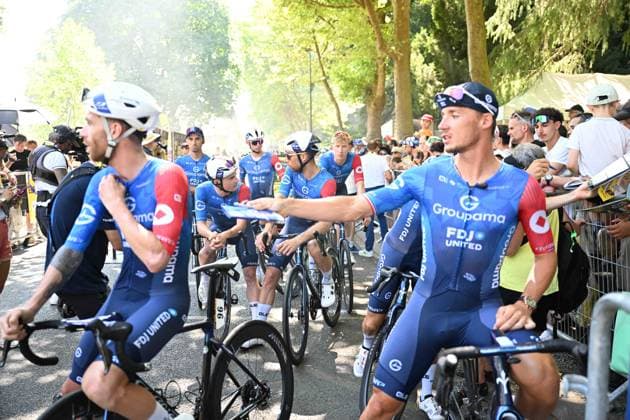 13-07-2025 Tour De France; Tappa 09 Chinon - Chateauroux; 2025, Groupama - Fdj; Madouas, Valentin; Chinon; 