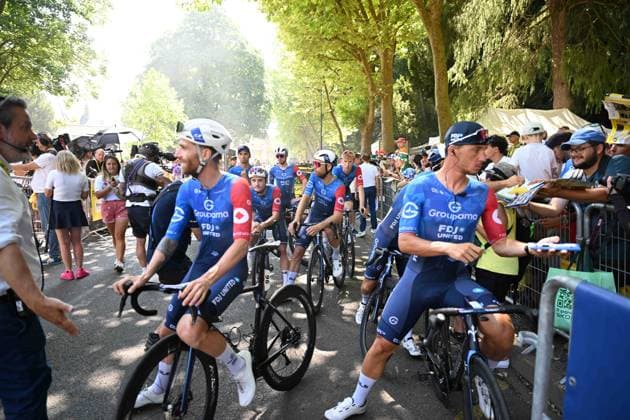 13-07-2025 Tour De France; Tappa 09 Chinon - Chateauroux; 2025, Groupama - Fdj; Chinon; 