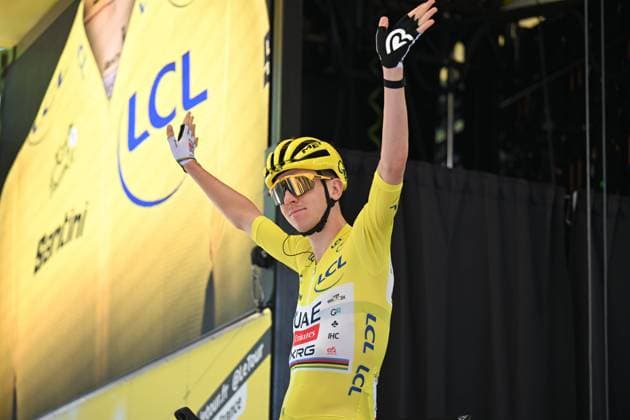 13-07-2025 Tour De France; Tappa 09 Chinon - Chateauroux; 2025, Uae Team Emirates - Xrg; Pogacar, Tadej; Chinon; 