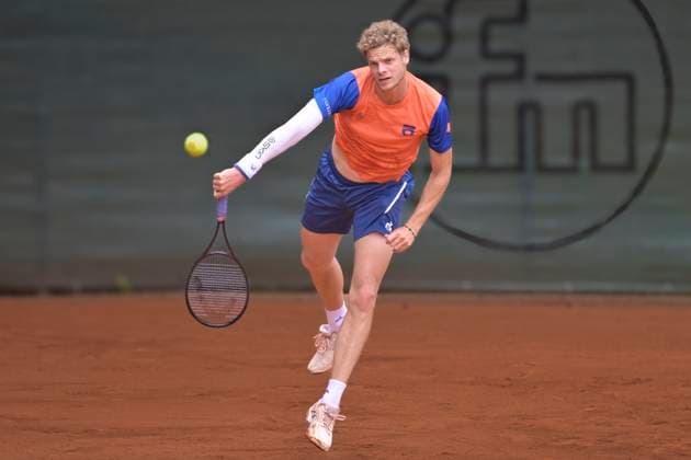 Yannick Hanfmann GER 13.07.2025 Tennis 1. Bundesliga Herren, TC Bredeney vs TK BW Aachen, Tennis Club Bredeney, Essen,