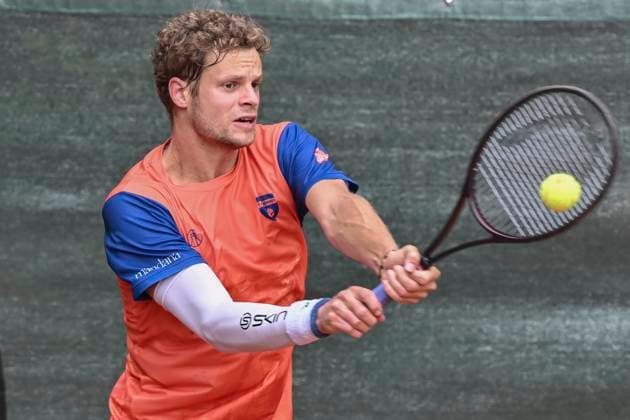 Yannick Hanfmann GER 13.07.2025 Tennis 1. Bundesliga Herren, TC Bredeney vs TK BW Aachen, Tennis Club Bredeney, Essen,