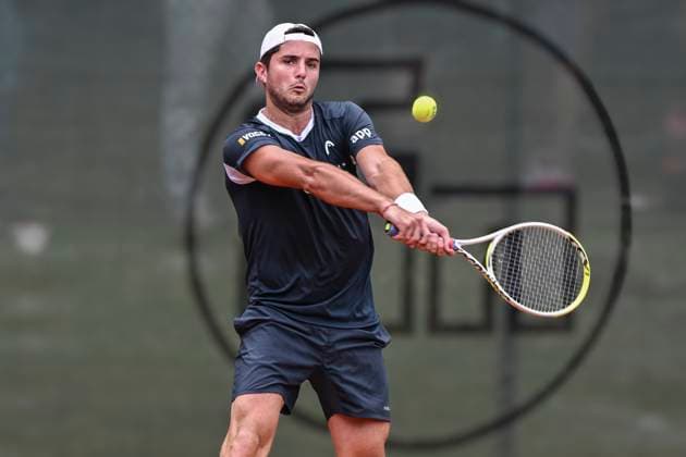 Santiago Fa Rodriguez Taverna ARG 13.07.2025 Tennis 1. Bundesliga Herren, TC Bredeney vs TK BW Aachen, Tennis Club Bredeney, Essen,