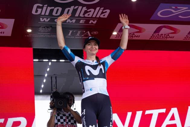 Liane Lippert awarded for the stage victory during Giro d Italia Women - Stage 8 - Forli Imola, Giro d Italia race in Imola, Italy, July 13 2025  Copyright: xTommasoxBerardi IPAxSportx xipa-agency.netx xx IPA_60334656 IPA_Agency_IPA60334656