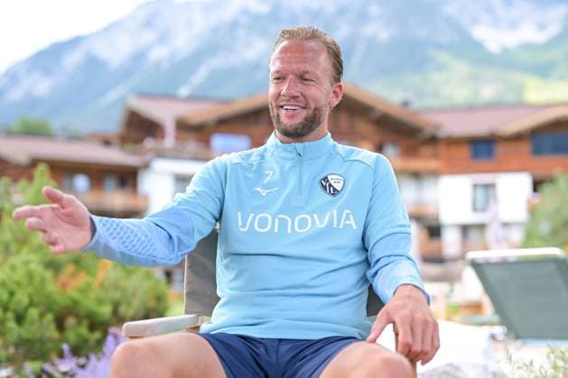 13.07.2025, Fussball, Saison 2025 2026, 2. Bundesliga, Vorbereitung, Sommertrainingslager des VfL Bochum in Scheffau am Wilden Kaiser, Interview mit Kevin Vogt (VfL Bochum 1848) xRHR-FOTO YYx