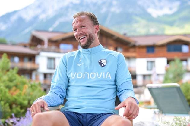 13.07.2025, Fussball, Saison 2025 2026, 2. Bundesliga, Vorbereitung, Sommertrainingslager des VfL Bochum in Scheffau am Wilden Kaiser, Interview mit Kevin Vogt (VfL Bochum 1848) xRHR-FOTO YYx