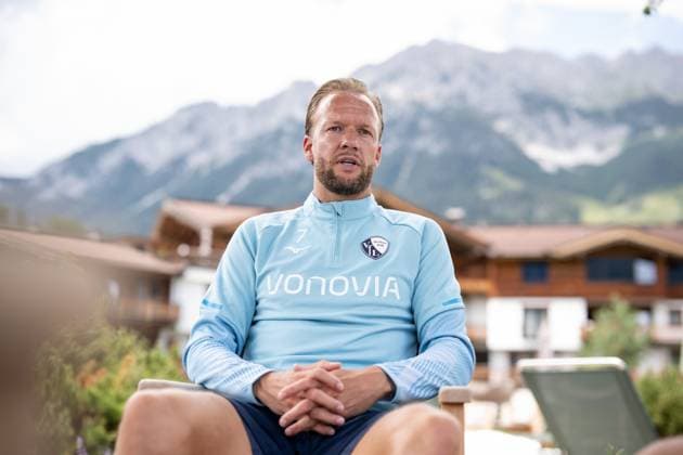 13.07.2025, Fussball, Saison 2025 2026, 2. Bundesliga, Vorbereitung, Sommertrainingslager des VfL Bochum in Scheffau am Wilden Kaiser, Interview mit Kevin Vogt (VfL Bochum 1848) xRHR-FOTO YYx