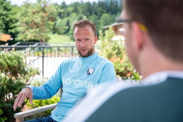 13.07.2025, Fussball, Saison 2025 2026, 2. Bundesliga, Vorbereitung, Sommertrainingslager des VfL Bochum in Scheffau am Wilden Kaiser, Interview mit Kevin Vogt (VfL Bochum 1848) xRHR-FOTO YYx