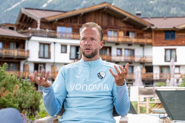13.07.2025, Fussball, Saison 2025 2026, 2. Bundesliga, Vorbereitung, Sommertrainingslager des VfL Bochum in Scheffau am Wilden Kaiser, Interview mit Kevin Vogt (VfL Bochum 1848) xRHR-FOTO YYx