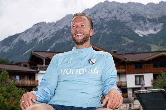 13.07.2025, Fussball, Saison 2025 2026, 2. Bundesliga, Vorbereitung, Sommertrainingslager des VfL Bochum in Scheffau am Wilden Kaiser, Interview mit Kevin Vogt (VfL Bochum 1848) xRHR-FOTO YYx