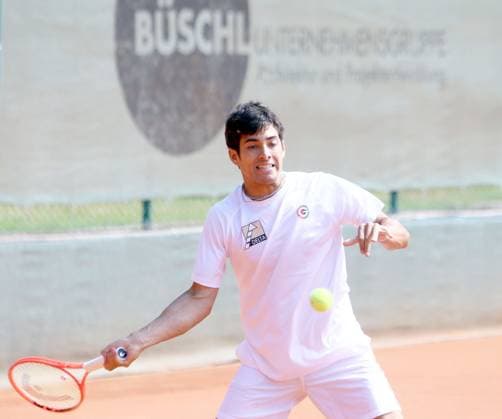 Christian GARIN (Grosshesselohe), He-Tennis Bundesliga, TC Grosshesselohe vs Koelner HTC. 13.07.25, Pullach, 3. Spieltag Copyright: WolfgangxFehrmann