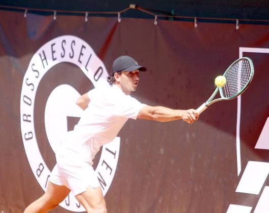 Luciano DADERI (Grosshesselohe), He-Tennis Bundesliga, TC Grosshesselohe vs Koelner HTC. 13.07.25, Pullach, 3. Spieltag Copyright: WolfgangxFehrmann