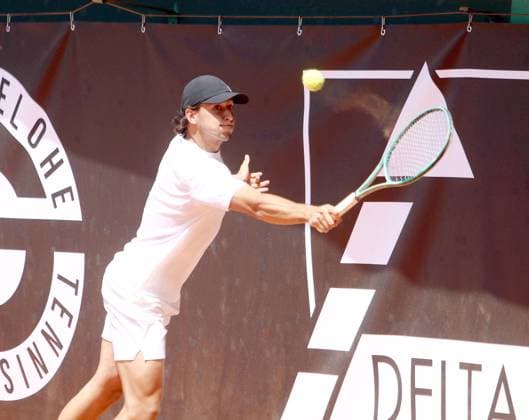 Luciano DARDERI (Grosshesselohe), He-Tennis Bundesliga, TC Grosshesselohe vs Koelner HTC. 13.07.25, Pullach, 3. Spieltag Copyright: WolfgangxFehrmann