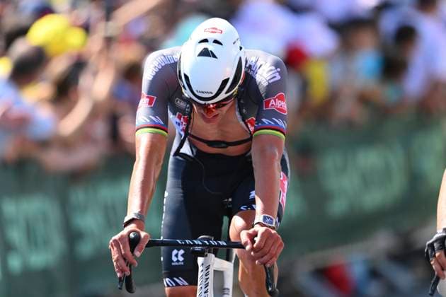 Tour de France 2025 Stage 9 CHATEAUROUX, FRANCE - JULY 13 : Van der Poel Mathieu (NED) of Alpecin - Deceuninck during stage 9 of the 112th edition of Tour de France an UCI World Tour 2.UWT cycling road race stage for Men Elite of 170 km with start in Chinon and finish in Chateauroux on July 13, 2025 in Chateauroux, France, 13 07 2025 ( Motordriver Kenny Verfaillie - Chateauroux France  Copyright: xVincentxKalutx