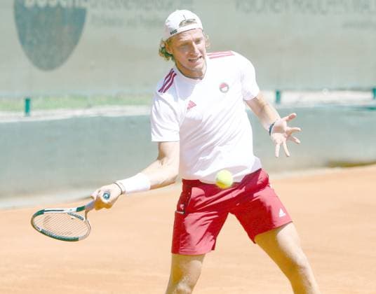Jacopo BERRETTINI (Koeln), He-Tennis Bundesliga, TC Grosshesselohe vs Koelner HTC. 13.07.25, Pullach, 3. Spieltag Copyright: WolfgangxFehrmann