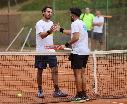 Tennis - 2. Bundesliga - Wiesbadener THC - TLZ Espenhain - 13.07.25, Niederlage für Zanellato, Nicolas (BRA WTHC) gegen Casanova, Hernan (ARG Espenhain), -