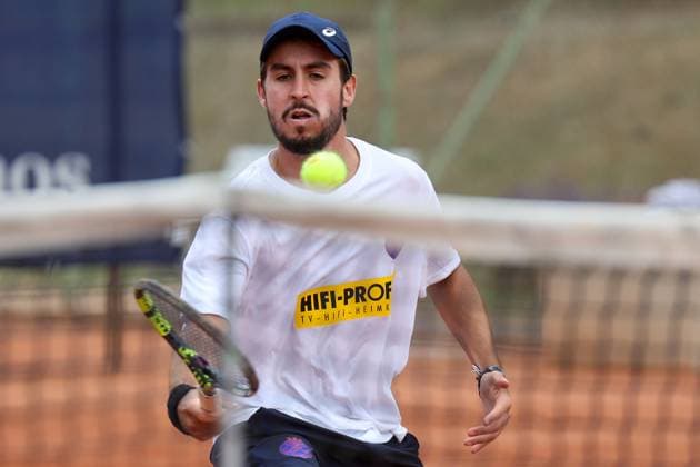 Tennis - 2. Bundesliga - Wiesbadener THC - TLZ Espenhain - 13.07.25, Zanellato, Nicolas (BRA WTHC), -
