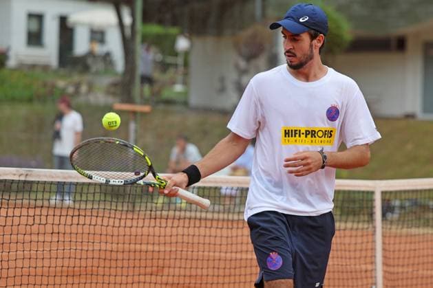 Tennis - 2. Bundesliga - Wiesbadener THC - TLZ Espenhain - 13.07.25, Zanellato, Nicolas (BRA WTHC), -
