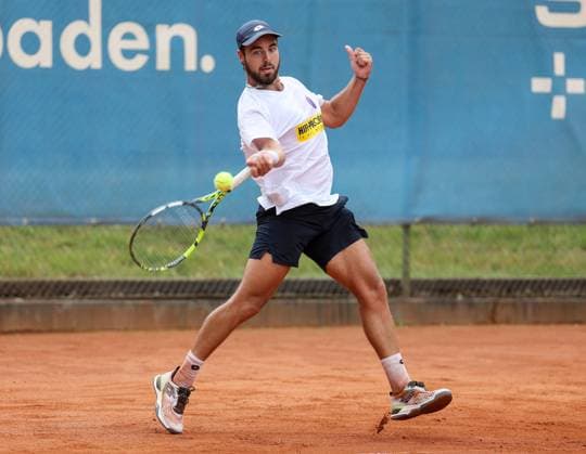 Tennis - 2. Bundesliga - Wiesbadener THC - TLZ Espenhain - 13.07.25, Popovic, Stefan (SRB WTHC), -