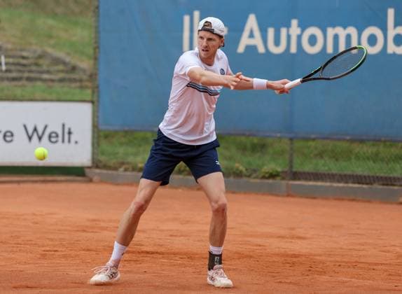 Tennis - 2. Bundesliga - Wiesbadener THC - TLZ Espenhain - 13.07.25, Brouwer, Gijs (NED Espenhain), -