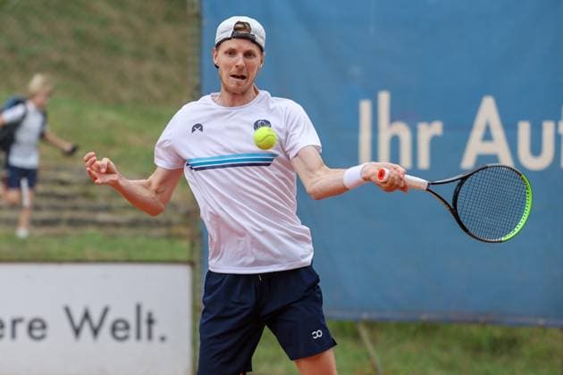 Tennis - 2. Bundesliga - Wiesbadener THC - TLZ Espenhain - 13.07.25, Brouwer, Gijs (NED Espenhain), -