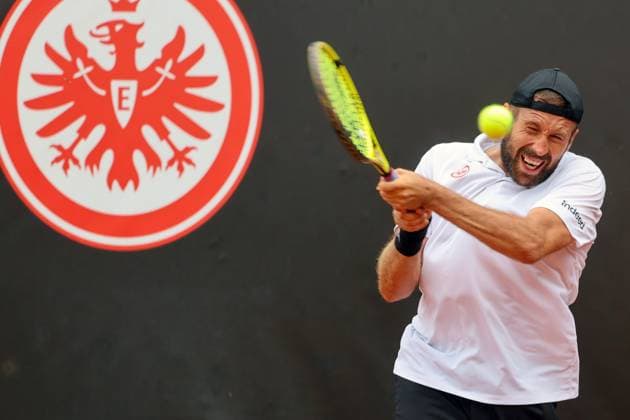 Tennis - 2. Bundesliga - Eintracht Frankfurt - TC RW MRH Trowe Sprendlingen - 13.07.25, Negritu, Christoph (GER Frankfurt), -