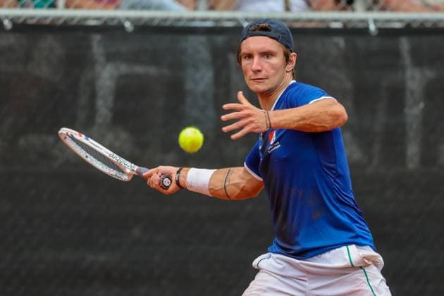 Tennis - 2. Bundesliga - Eintracht Frankfurt - TC RW MRH Trowe Sprendlingen - 13.07.25, Nicod, Jakub (CZE Sprendlingen), -