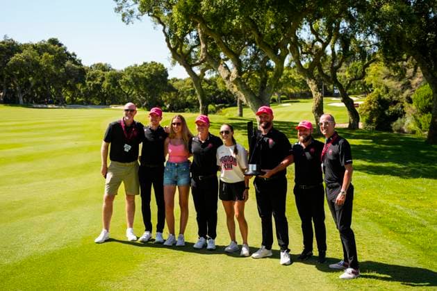 July 13, 2025, Cadiz, Cadiz, SPAIN: Legion XIII team celebrate the victory during the final round of the LIV Golf Andalucia at Golf Club Royal of Valderrama on July 13, 2025 in Cadiz, Spain. Cadiz SPAIN - ZUMAa181 20250713_zaa_a181_013 Copyright: xJoaquinxCorcherox