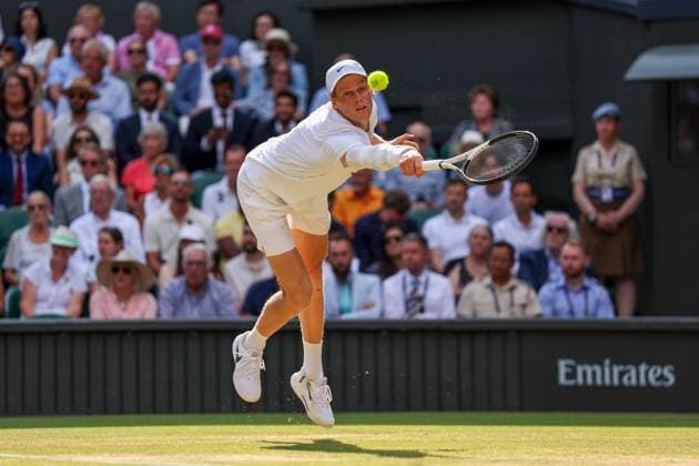 Jannik Sinner during the Gentlemen s Singles final Wimbledon Tennis Championships, Day 14, The All England Lawn Tennis and Croquet Club, London, UK - 13 Jul 2025London The All England Lawn Tennis and United Kingdom  Copyright: xEllaxLing Shutterstockx 15392298ao