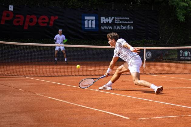 Masur, Daniel GER (TC SCC Berlin), 2. Bundesliga Nord Herren: TC SCC Berlin vs. TC 1899 Blau-Weiss, Berlin, TC SCC Berlin, 13.07.2025, Copyright: xClaudioxGärtnerx