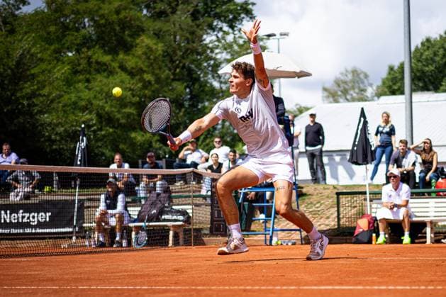 Masur, Daniel GER (TC SCC Berlin), 2. Bundesliga Nord Herren: TC SCC Berlin vs. TC 1899 Blau-Weiss, Berlin, TC SCC Berlin, 13.07.2025, Copyright: xClaudioxGärtnerx