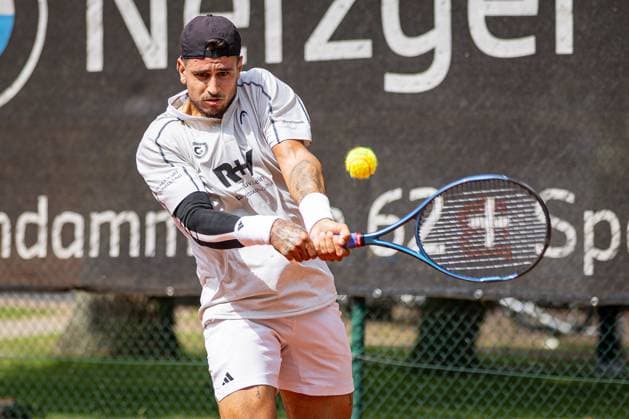 Lopez Morillo, Imanol ESP (TC SCC Berlin), 2. Bundesliga Nord Herren: TC SCC Berlin vs. TC 1899 Blau-Weiss, Berlin, TC SCC Berlin, 13.07.2025, Copyright: xClaudioxGärtnerx