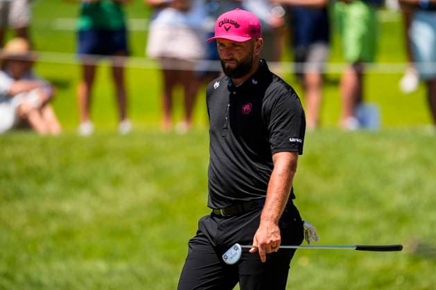 July 13, 2025, Cadiz, Cadiz, SPAIN: Jon Rahm of Legion XIII team look on during the final round of the LIV Golf Andalucia at Golf Club Royal of Valderrama on July 13, 2025 in Cadiz, Spain. Cadiz SPAIN - ZUMAa181 20250713_zaa_a181_021 Copyright: xJoaquinxCorcherox
